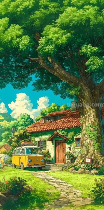 宫崎骏系列‖给自己换个治愈梦幻动漫场景壁纸！ - 今日头条