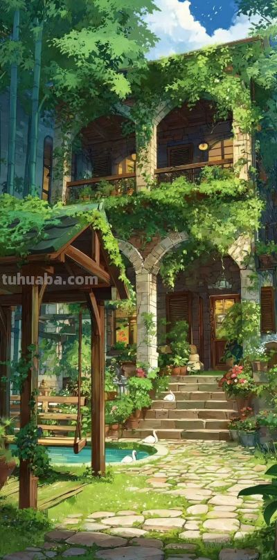 宫崎骏系列‖给自己换个治愈梦幻动漫场景壁纸！ - 图画吧TUHUABA