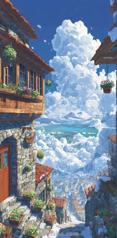 宫崎骏系列‖给自己换个治愈梦幻动漫场景壁纸！ - 图画吧TUHUABA
