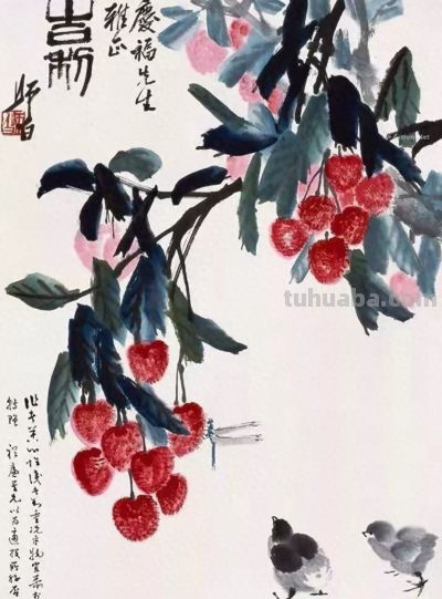 花下家禽闹春光，诗意盎然入画来 - 今日头条
