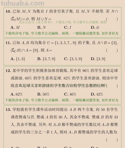 新高三一轮复习100讲思维导图与方法清单01——集合 - 今日头条 新高三一轮复习100讲思维导图与方法清单01——集合 - 图画吧TUHUABA
