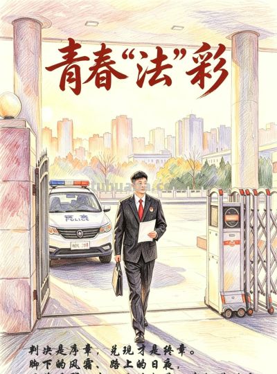 彩铅画里的青春“法”样——枣庄中院五四青年节特辑 - 图画吧TUHUABA