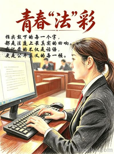 彩铅画里的青春“法”样——枣庄中院五四青年节特辑 - 图画吧TUHUABA