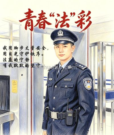彩铅画里的青春“法”样——枣庄中院五四青年节特辑 - 图画吧TUHUABA