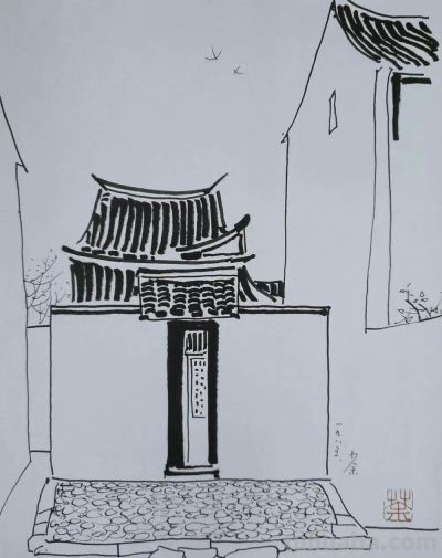 吴冠中速写 - 今日头条 吴冠中速写 - 图画吧TUHUABA