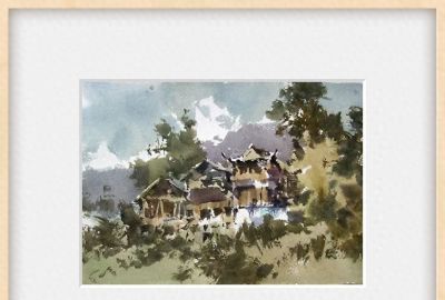 每日一画 | 青山隐处苗家院 淡彩轻笼世外居——苗寨·写意水彩 - 今日头条