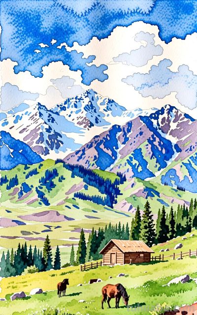 一组水彩画,让我们一起走进画中吧。 - 今日头条 一组水彩画,让我们一起走进画中吧。 - 图画吧TUHUABA