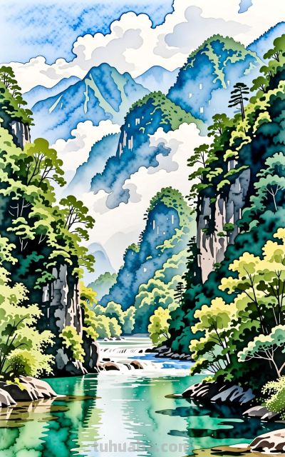 一组水彩画,让我们一起走进画中吧。 - 今日头条 一组水彩画,让我们一起走进画中吧。 - 图画吧TUHUABA