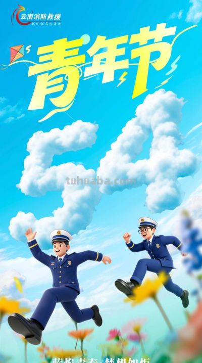 云南消防青年风貌速写 - 图画吧TUHUABA