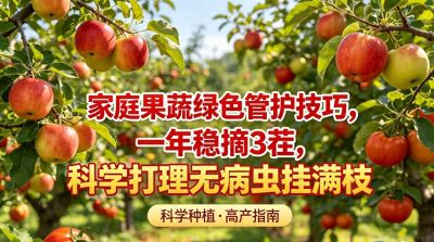 家庭果蔬绿色管护技巧，一年稳摘3茬，科学打理无病虫挂满枝 - 今日头条
