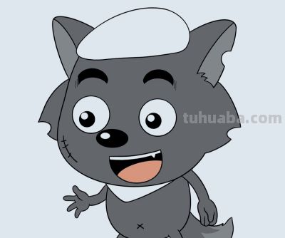 简笔画每日更新之灰太狼 - 图画吧TUHUABA