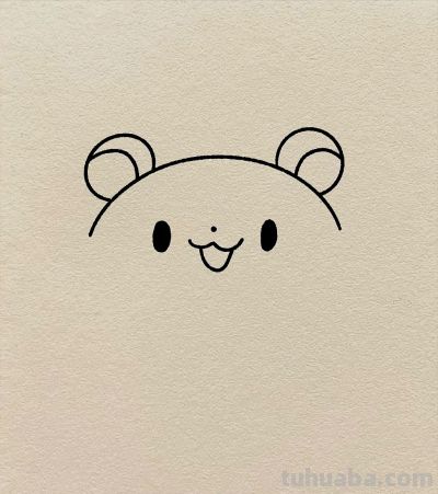 简笔画每日更新之可爱鼠鼠 - 图画吧TUHUABA
