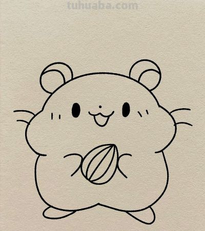 简笔画每日更新之可爱鼠鼠 - 图画吧TUHUABA