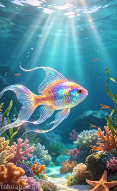 手机壁纸:海洋里一条五彩缤纷小鱼 - 今日头条 手机壁纸:海洋里一条五彩缤纷小鱼 - 图画吧TUHUABA