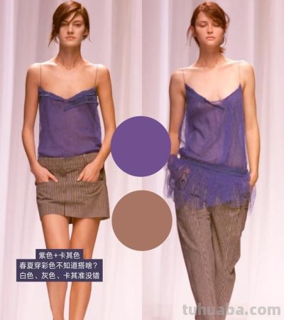 看秀学配色！18组春夏色彩搭配📝 - 图画吧TUHUABA