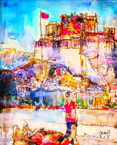 画作赏析|雪岭凝光,水彩藏诗 —— 余国城西藏写生系列赏析 - 今日头条 画作赏析|雪岭凝光,水彩藏诗 —— 余国城西藏写生系列赏析 - 图画吧TUHUABA
