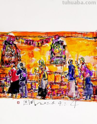 画作赏析|雪岭凝光,水彩藏诗 —— 余国城西藏写生系列赏析 - 今日头条 画作赏析|雪岭凝光,水彩藏诗 —— 余国城西藏写生系列赏析 - 图画吧TUHUABA