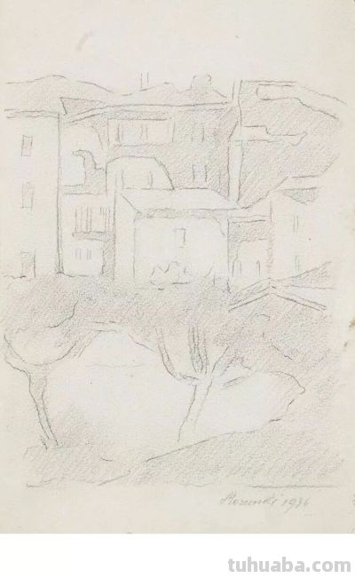 莫兰迪 | 宁静和隐秘（素描作品） - 图画吧TUHUABA
