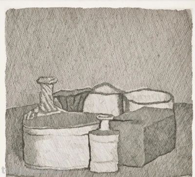 莫兰迪 | 宁静和隐秘（素描作品） - 图画吧TUHUABA