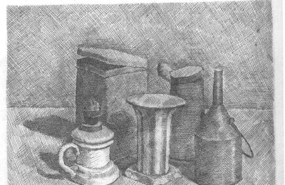 莫兰迪 | 宁静和隐秘（素描作品） - 图画吧TUHUABA