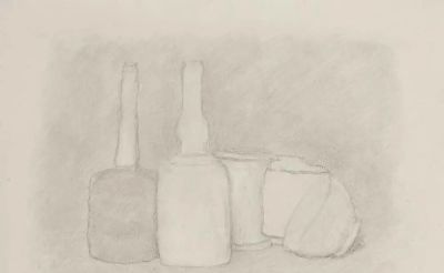 莫兰迪 | 宁静和隐秘（素描作品） - 图画吧TUHUABA