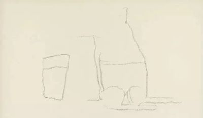莫兰迪 | 宁静和隐秘（素描作品） - 图画吧TUHUABA