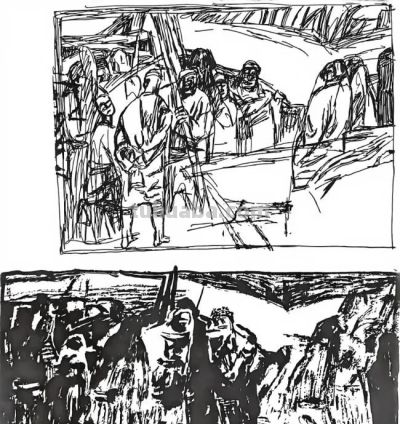 陈钰铭·速写丨回归绘画原始的记录本质，以极简笔触承载内心感知 - 图画吧TUHUABA