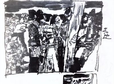 陈钰铭·速写丨回归绘画原始的记录本质，以极简笔触承载内心感知 - 图画吧TUHUABA