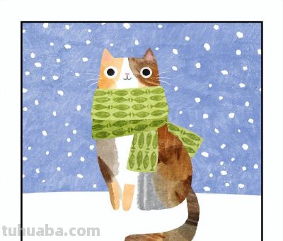 可爱猫猫插画 - 图画吧TUHUABA