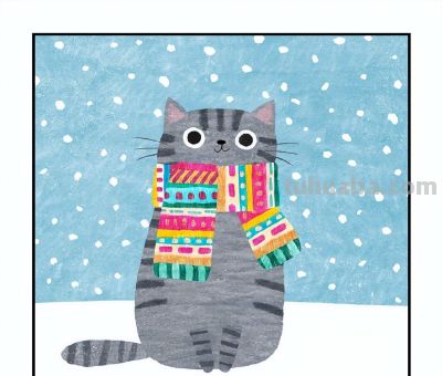 可爱猫猫插画 - 图画吧TUHUABA