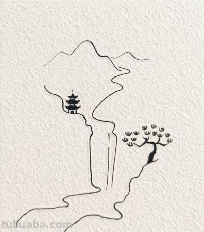 亭上观日 松风泉响 一轴山水清宁丨燕子简笔画山亭观日分享 - 今日头条 亭上观日 松风泉响 一轴山水清宁丨燕子简笔画山亭观日分享 - 图画吧TUHUABA