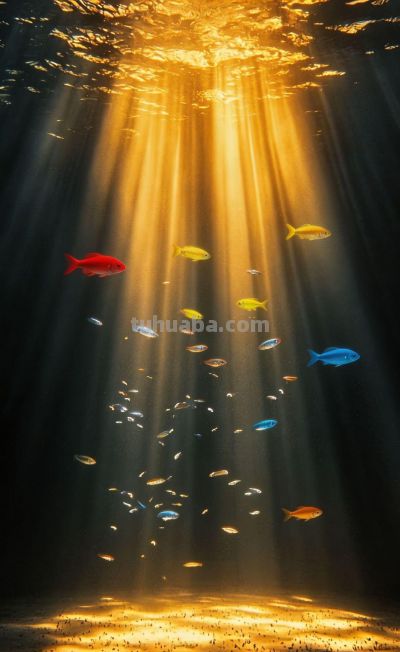 治愈插画//海底 - 图画吧TUHUABA
