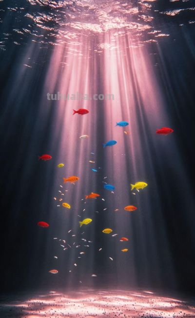 治愈插画//海底 - 图画吧TUHUABA