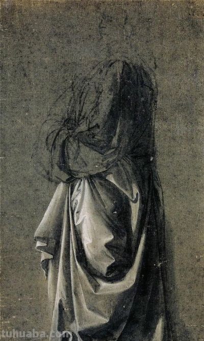 跟大师达芬奇学习绘画衣服褶皱及布纹，免费！ - 图画吧TUHUABA