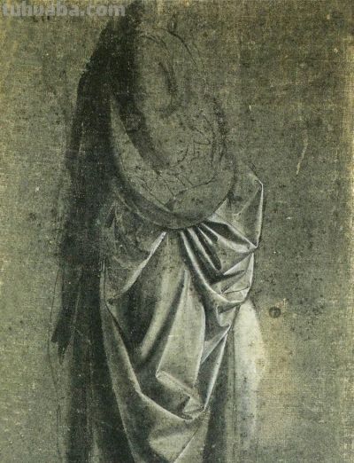 跟大师达芬奇学习绘画衣服褶皱及布纹，免费！ - 图画吧TUHUABA