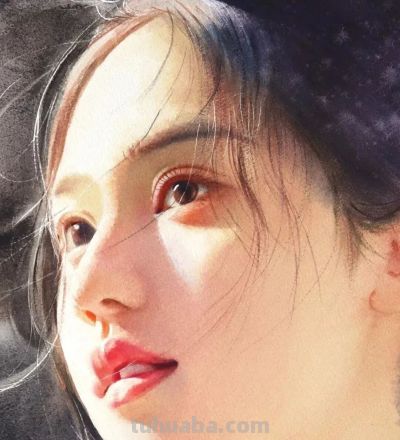 这组美女画，用水用色一流！ - 图画吧TUHUABA