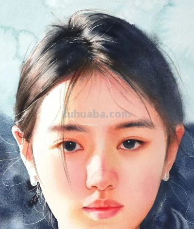 这组美女画，用水用色一流！ - 图画吧TUHUABA