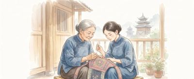 AI水彩插画|针脚藏母爱,背扇寄深情 - 今日头条 AI水彩插画|针脚藏母爱,背扇寄深情 - 图画吧TUHUABA