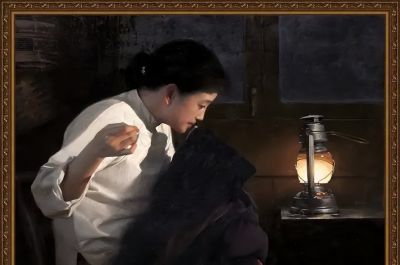 油画中的母爱，太唯美了 - 图画吧TUHUABA