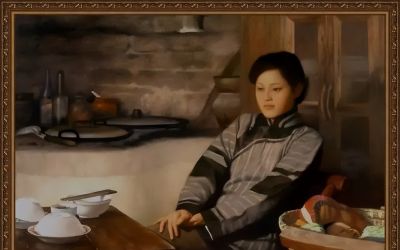 油画中的母爱，太唯美了 - 图画吧TUHUABA