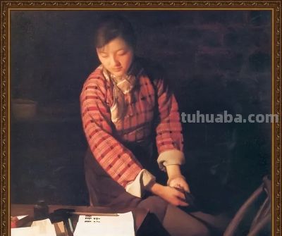 油画中的母爱，太唯美了 - 图画吧TUHUABA