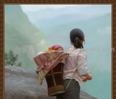 油画中的母爱，太唯美了 - 图画吧TUHUABA