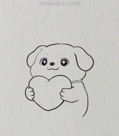 简笔画每日更新之可爱狗狗 - 今日头条 简笔画每日更新之可爱狗狗 - 图画吧TUHUABA