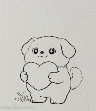 简笔画每日更新之可爱狗狗 - 今日头条 简笔画每日更新之可爱狗狗 - 图画吧TUHUABA