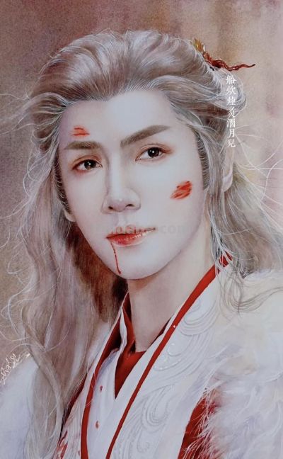水彩笔下的罗云熙、成毅、刘亦菲，完全是天选古人从画里走出来吧 - 图画吧TUHUABA
