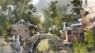 每日一画 | 水彩晕染出的山涧秘境 藏着人家的烟火与清欢·山里人家 - 今日头条 每日一画 | 水彩晕染出的山涧秘境 藏着人家的烟火与清欢·山里人家 - 图画吧TUHUABA