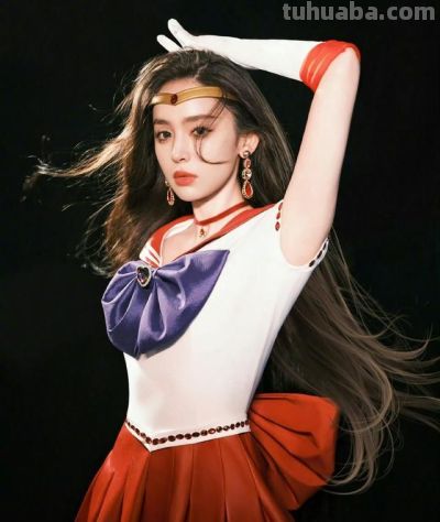 娜扎cos火野丽封神！这套二次元穿搭，把漫画感焊在身上 - 图画吧TUHUABA