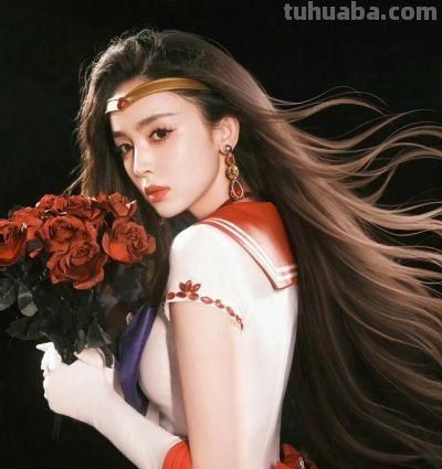 娜扎cos火野丽封神！这套二次元穿搭，把漫画感焊在身上 - 图画吧TUHUABA