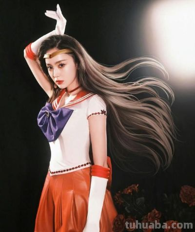 娜扎cos火野丽封神！这套二次元穿搭，把漫画感焊在身上 - 图画吧TUHUABA