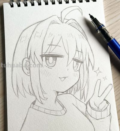 忍不住心动!这铅笔画动漫人物,造型也太爱了。 - 今日头条 忍不住心动!这铅笔画动漫人物,造型也太爱了。 - 图画吧TUHUABA